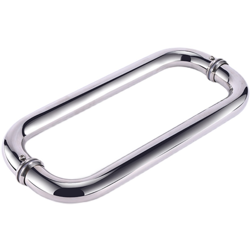 Glass Door Hinge - 1 Pair Stainless Steel Glass Door