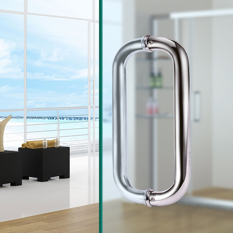 1 Pair Stainless Steel Glass D - Glass Door Hinge 评论和价格