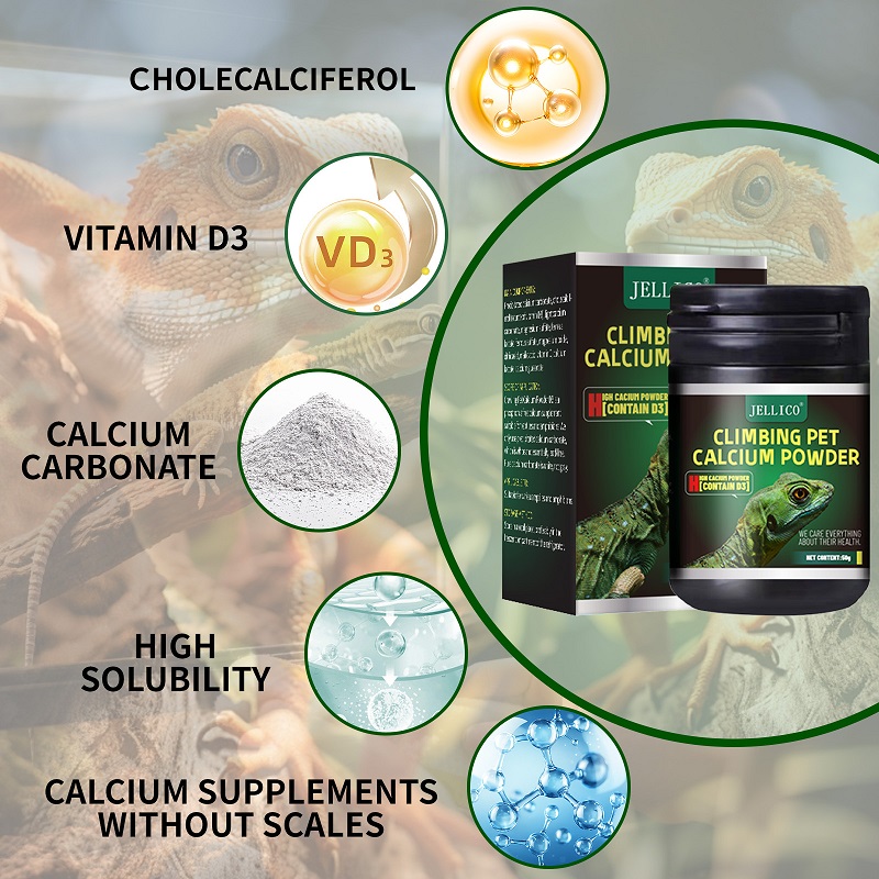Crawling Pet Vitamin D3 Calciu - Calcium Powder Reptile 评论和价格