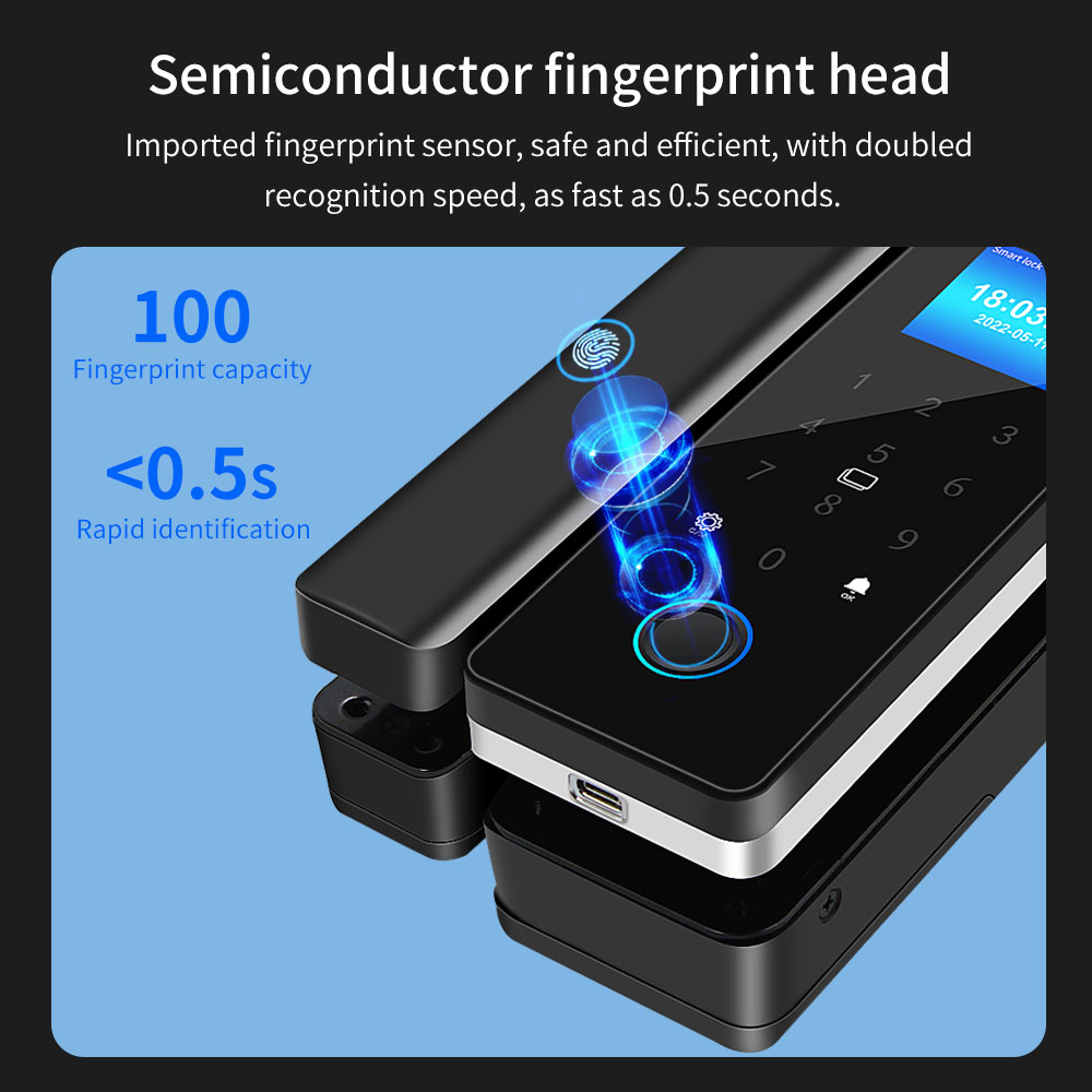 Waterproof Tuya APP Control Sl - Glass Door Hinge 评论和价格