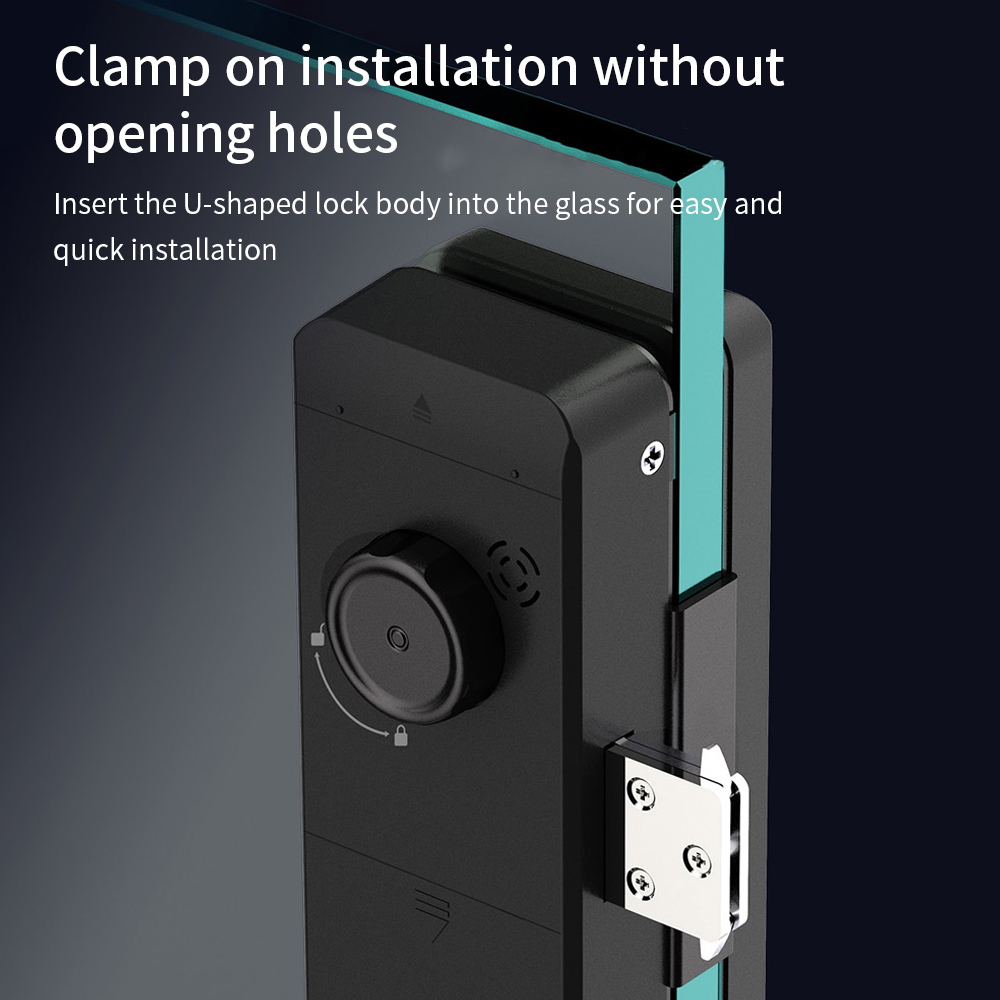 TTLOCK Smart Glass lock Finger - Glass Door Hinge 评论和价格